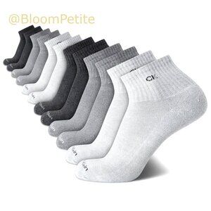 Quarter Socks 12 Pack Cushioned Performance Athletic Socks